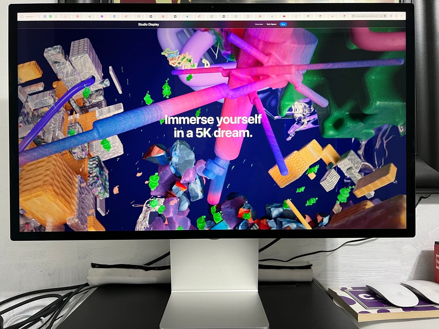 Apple's Studio Display is a 5K monitor with a built-in webcam