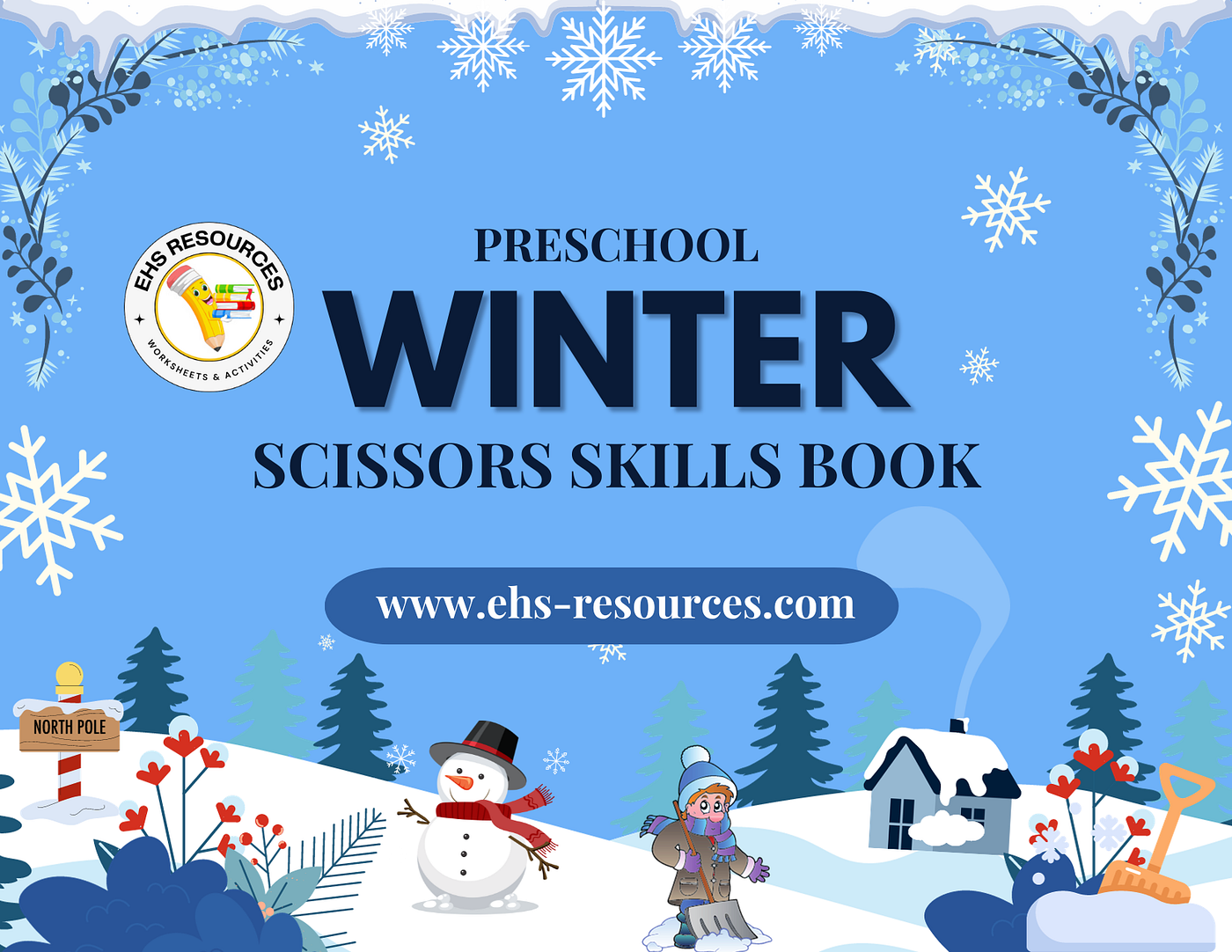 Winter Fun with Scissors: Essential Cutting Skills for Preschoolers