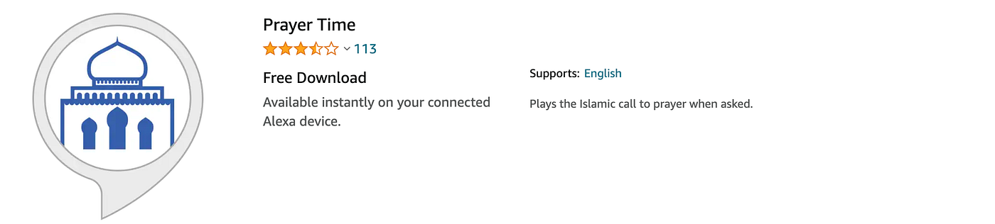 Use Alexa for automated Call to Prayer (Athan) 5 times a day