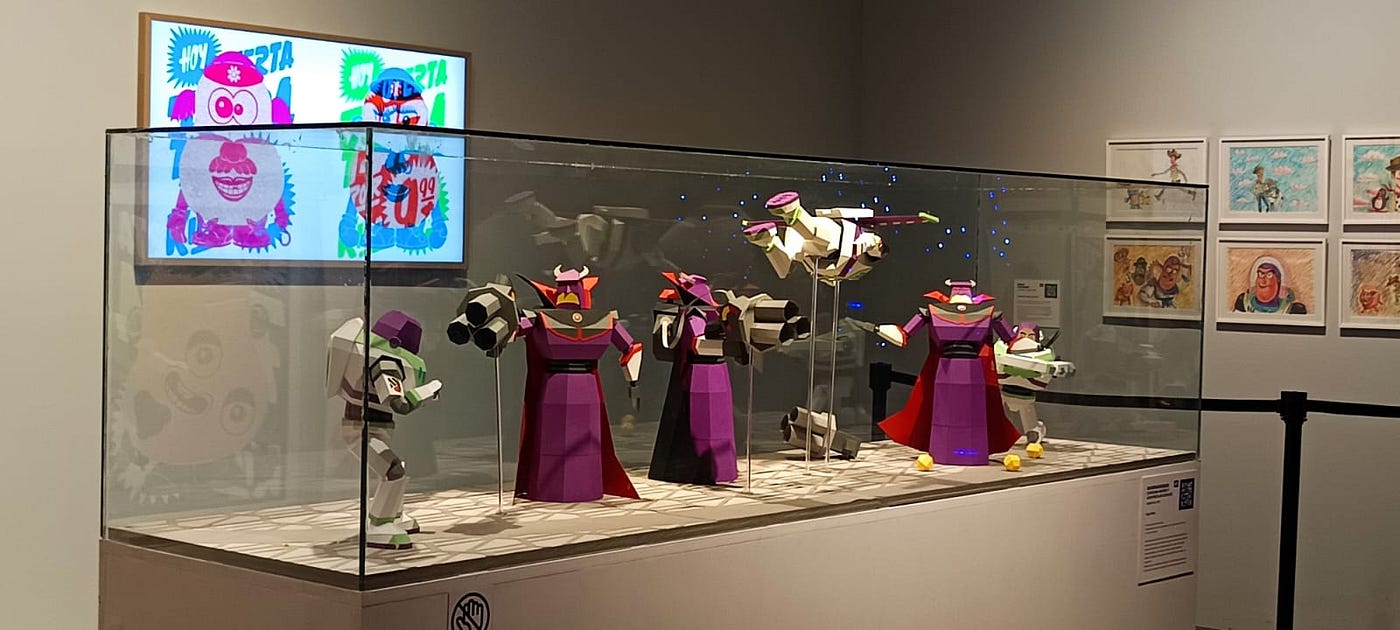 Una escena de Toy Story 2 recreada