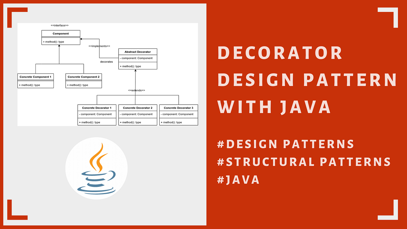 Decorator Design Pattern with Java | by Salitha Chathuranga | Medium