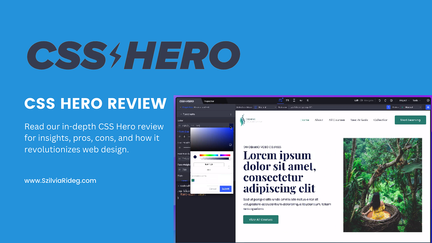 CSS Hero Review: The Premium Visual CSS Editor Plugin