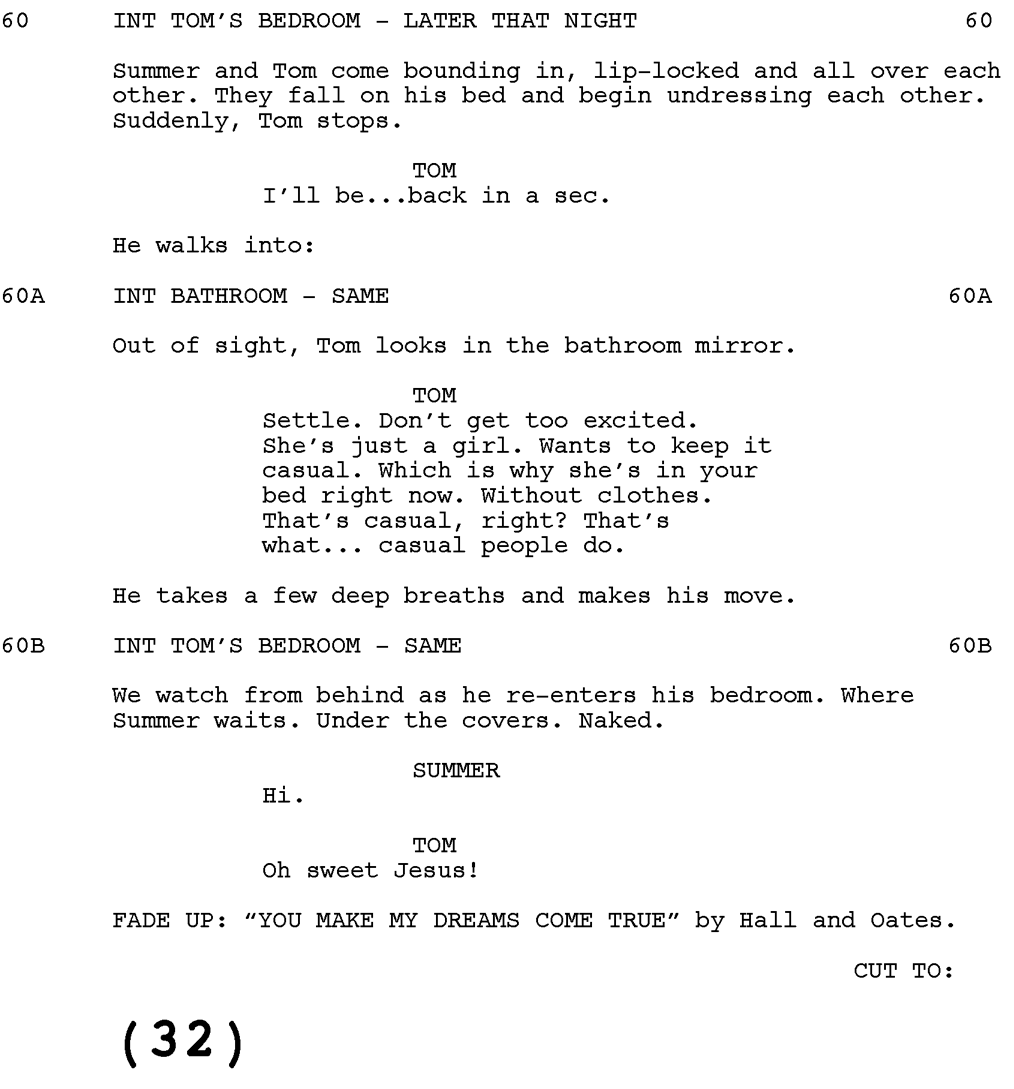 Script to Screen: “(500) Days of Summer” | by Scott Myers