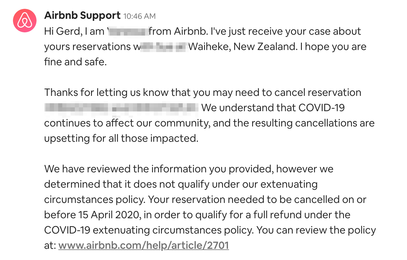 Where is my refund for a canceled reservation? - Airbnb Community