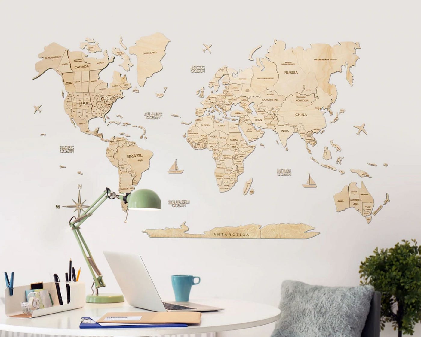 3D Wooden World Map Light from Enjoy The Wood ‣ Good Price, Reviews