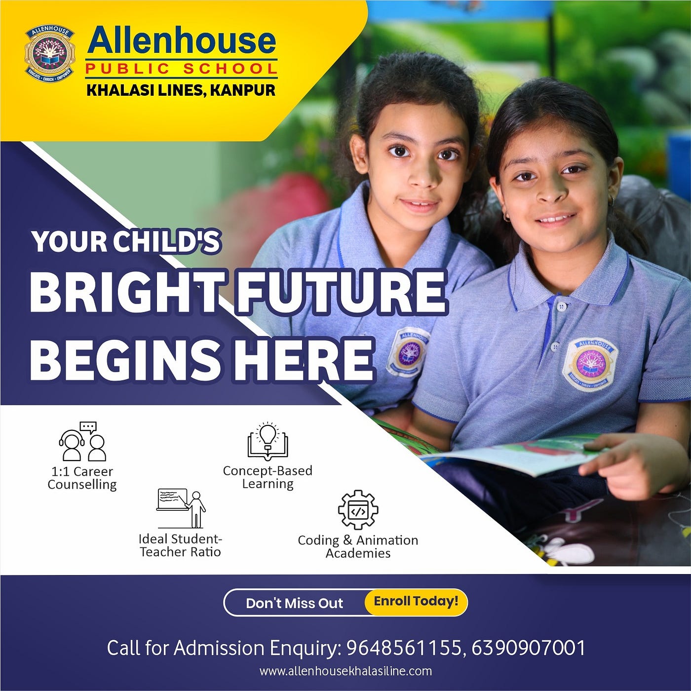 Top School in Kanpur | Allenhouse Public School | +91 6390907001