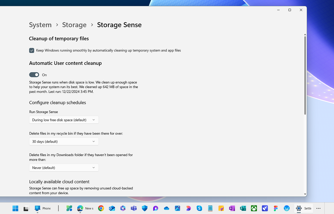 Hidden Laptop Features 2026 storage sense cleanup laptop