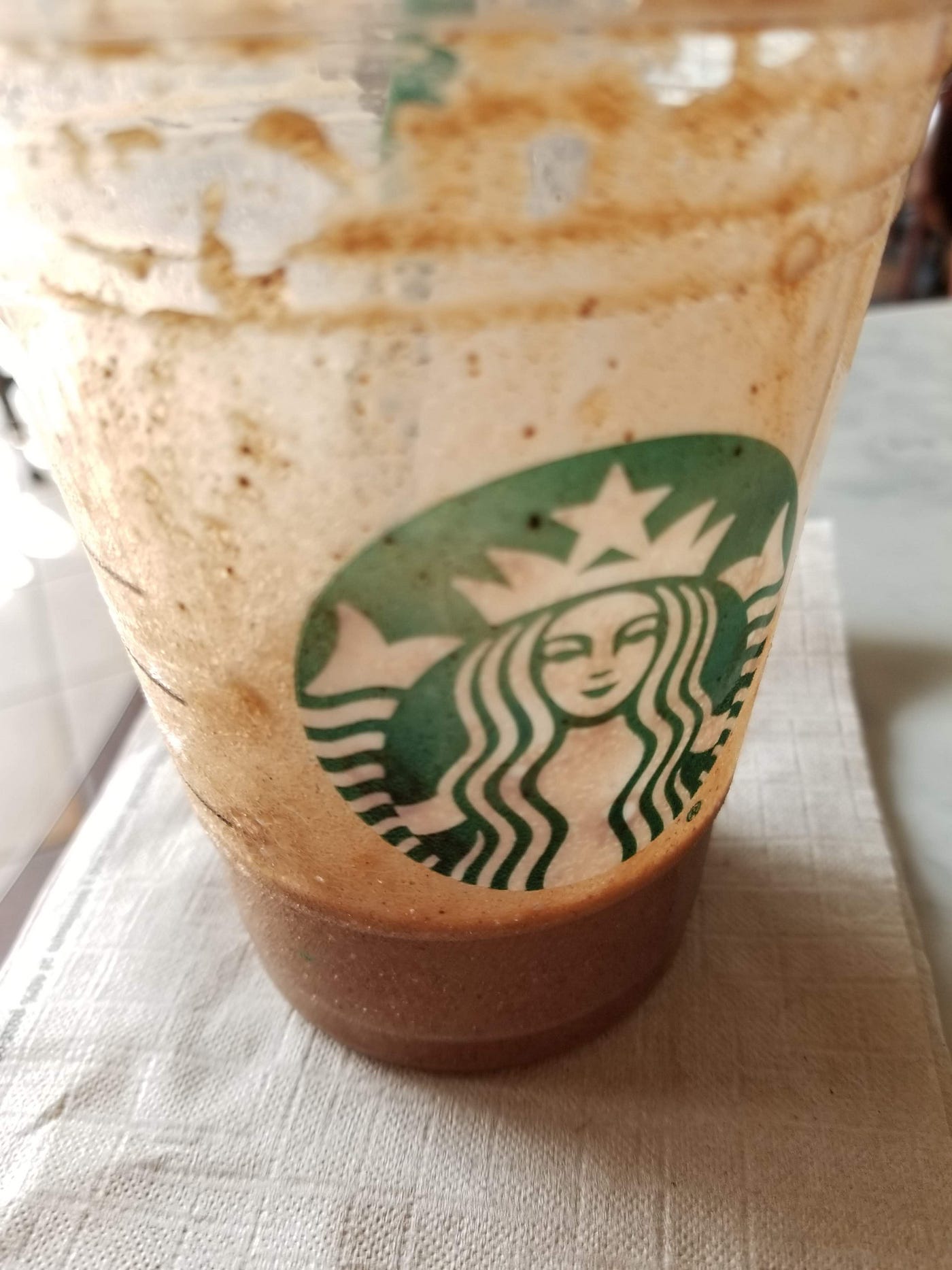 Starbucks almond protein top blended cold brew