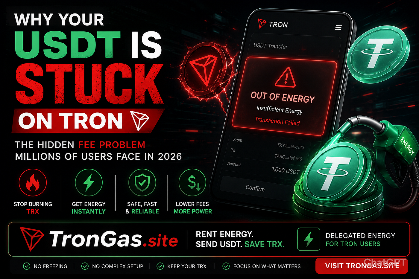 Why Your USDT Is Stuck on TRON: The Hidden Fee Problem Millions of Users Face in 2026