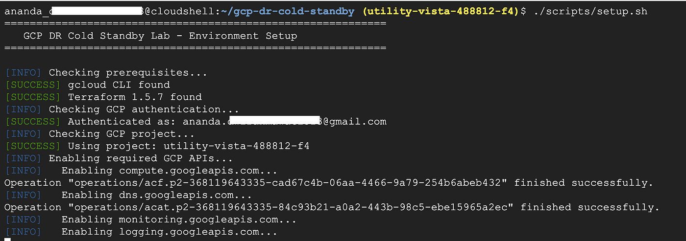 Build Your Own Disaster Recovery on GCP: Cold Standby Architecture