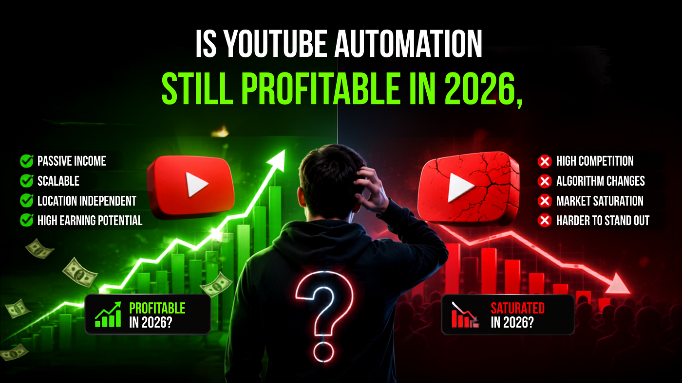 Is YouTube Automation Still Profitable in 2026, or Is the Market Saturated?
