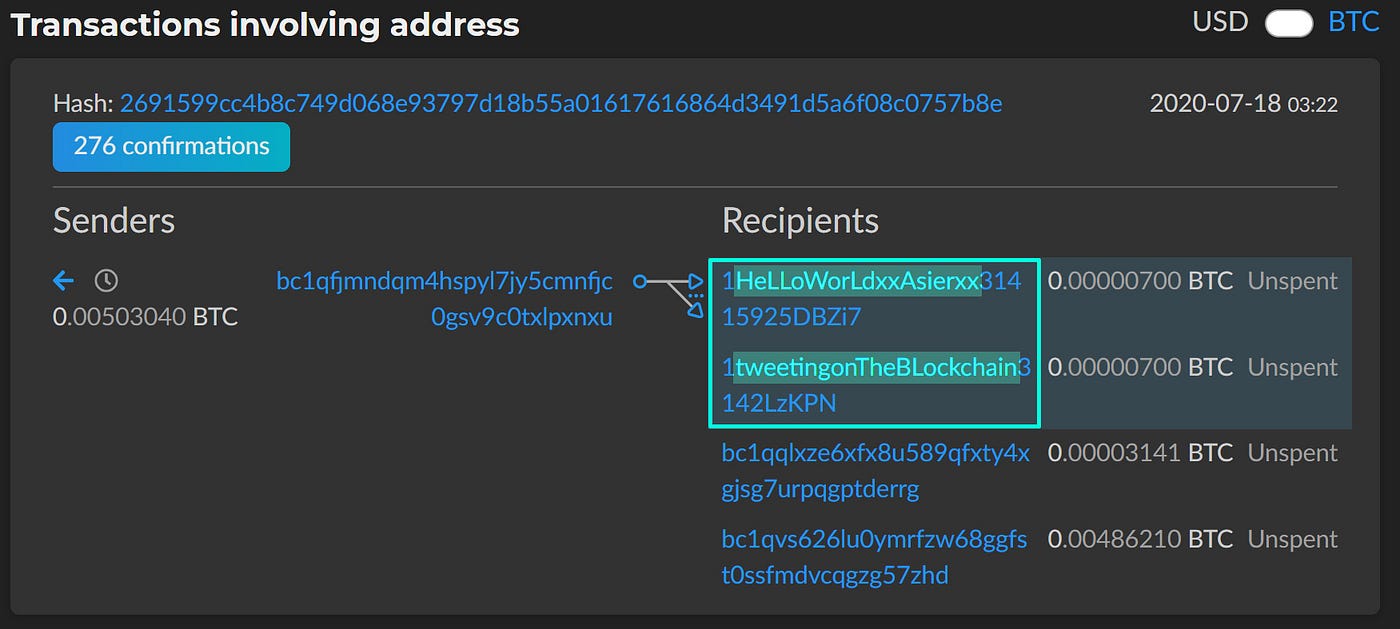 Store your tweets in the Bitcoin blockchain forever! | by Asier Arranz |  Medium