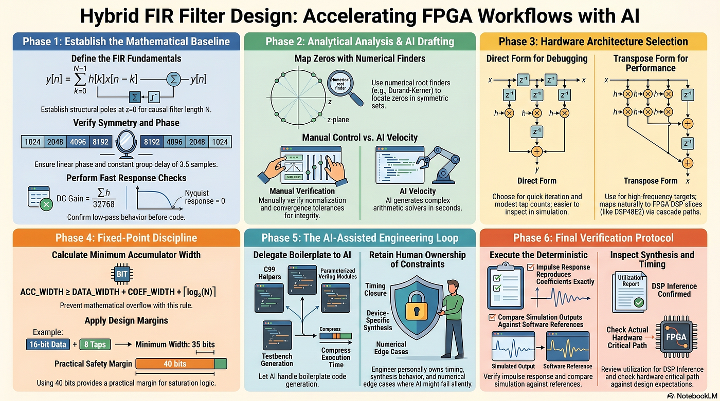 FIR Filter Design on FPGA: Manual Engineering vs AI-Assisted Workflows