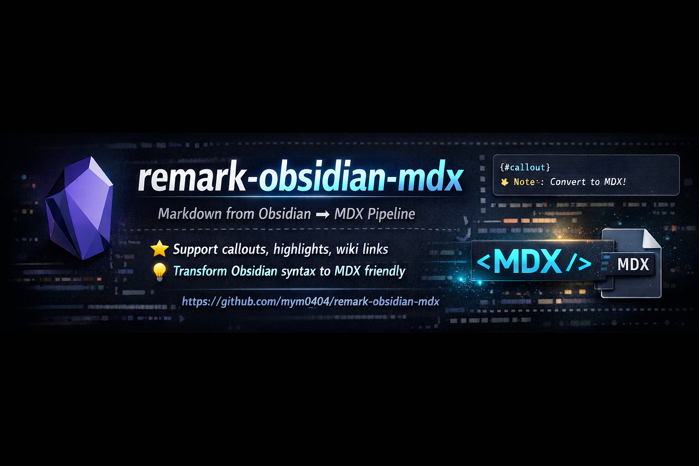 How I’m writing MDX with Obsidian