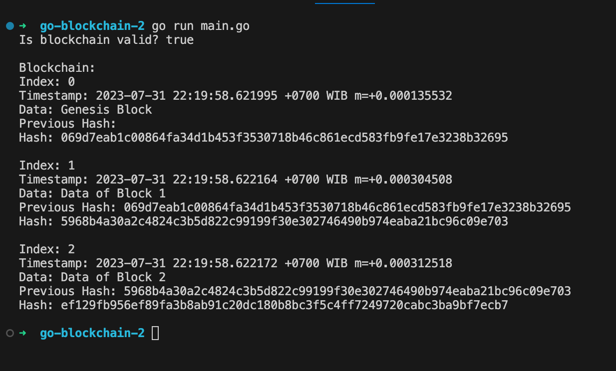 Simple Blockchain With Go. Blockchain has become the backbone of… | by Alif  Ramdani | Product Engineering