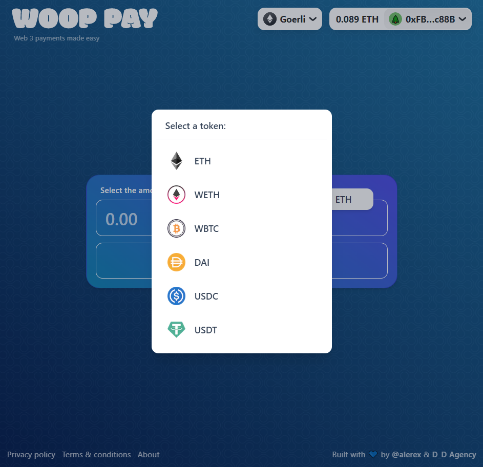 Woop Pay | Simplifying Cryptocurrency Payment Requests | by alerex.eth |  Agency <Ventures> | Medium