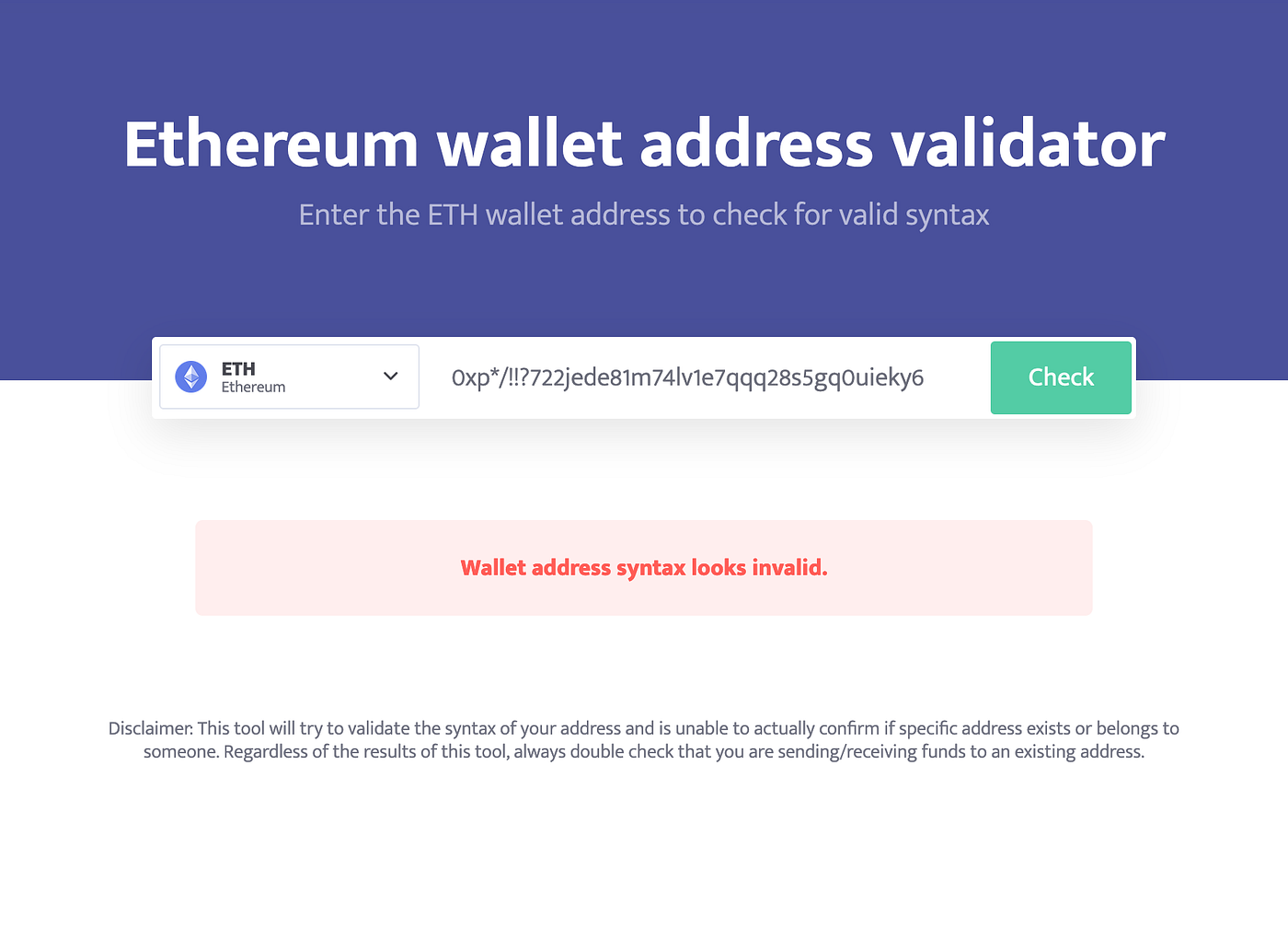Wallet address validator. When every one of us entered the world… | by  minerstat | minerstat | Medium