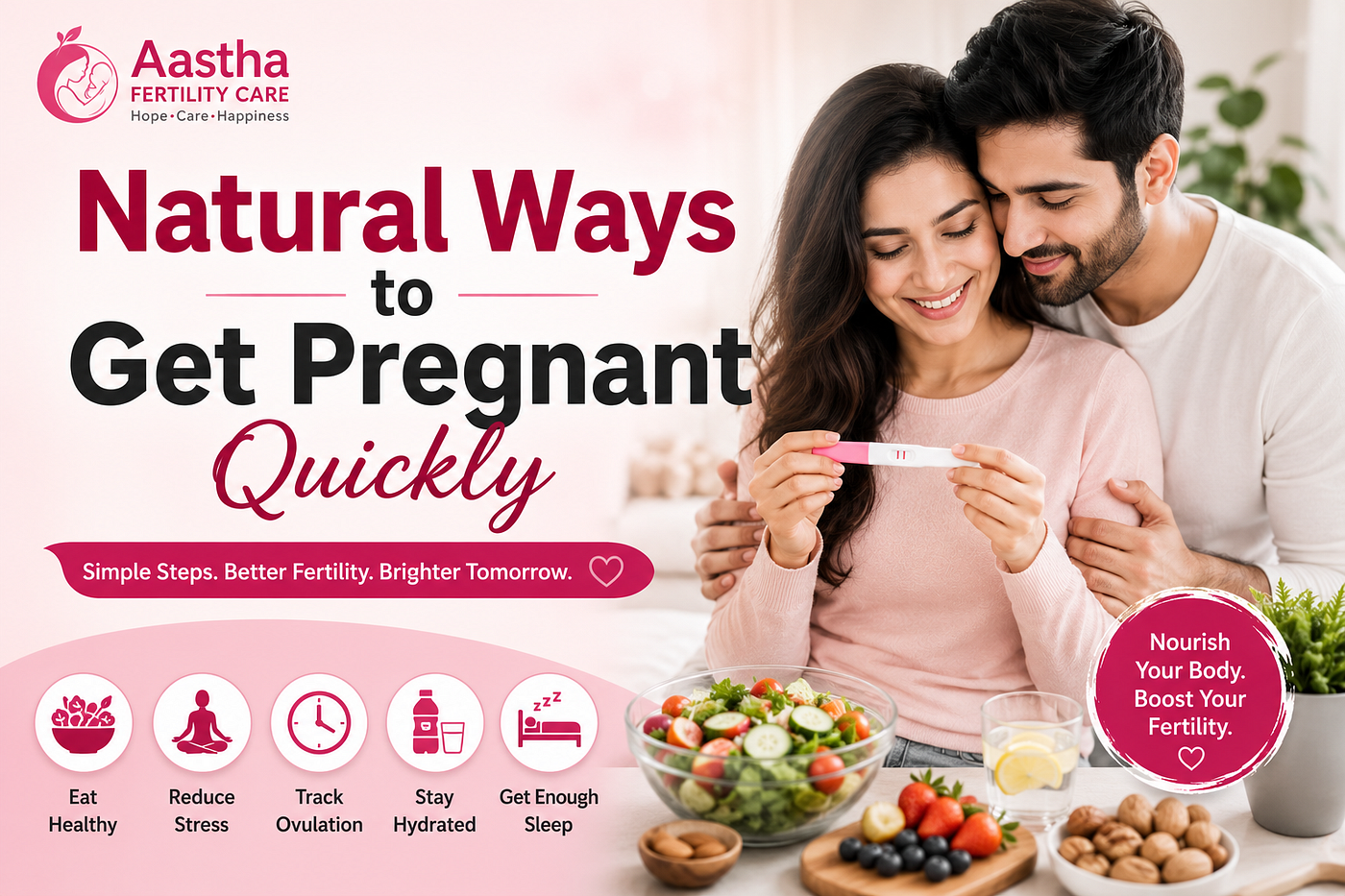 Natural Ways to Boost Your Chances of Getting Pregnant Faster