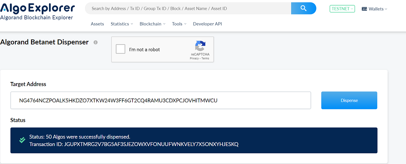 AlgoExplorer 101 — All you need to know about the AlgoExplorer for the  Algorand blockchain | by Blaise Bayuo | Medium