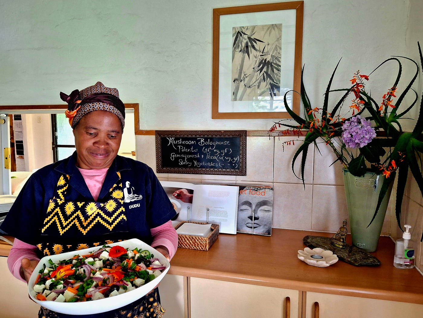 Dudu Memela steps out of the kitchen with this fresh and fragrant lunchtime salad.