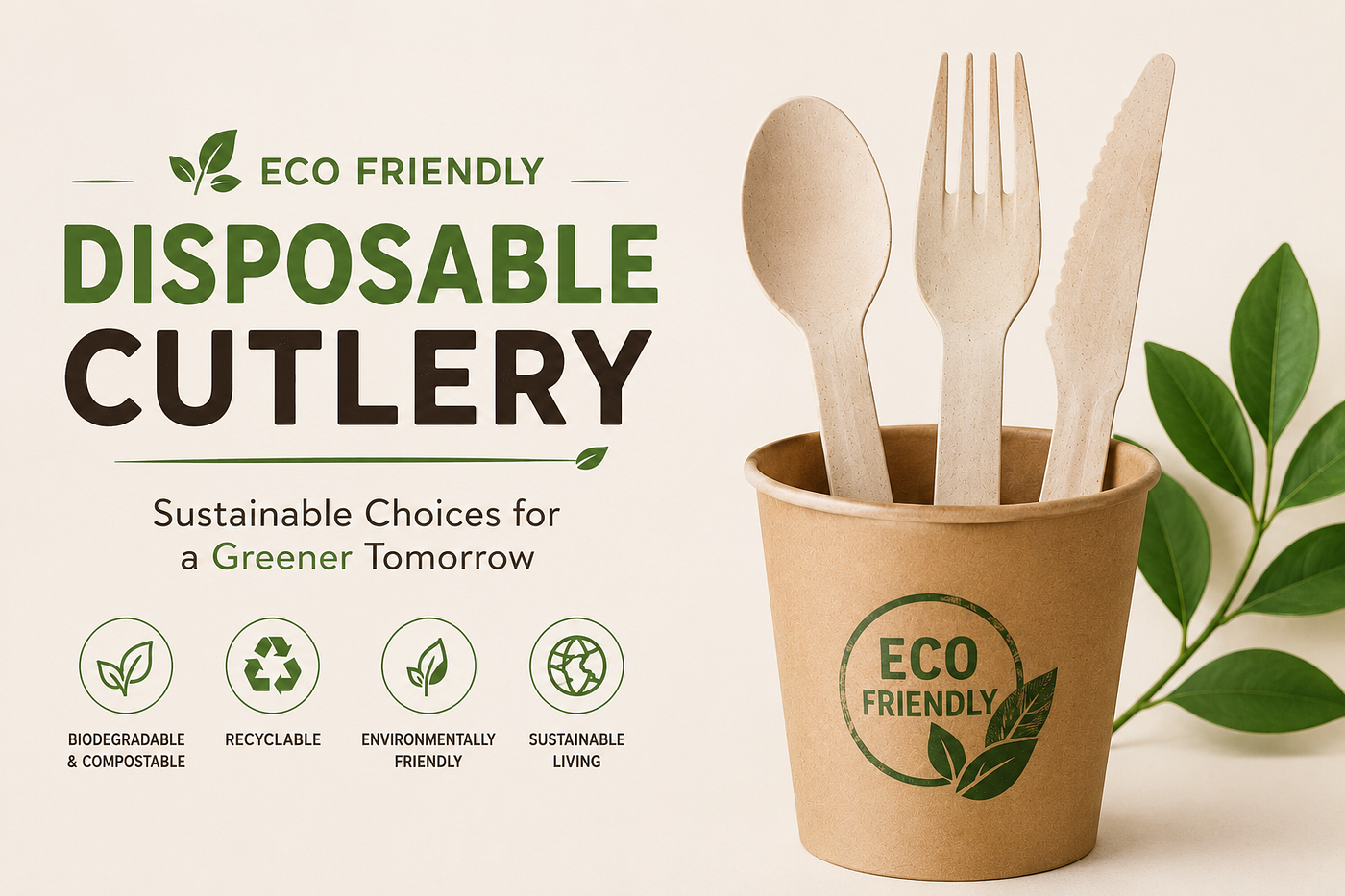 The Smart Business Choice: Why Buying Biodegradable Cutlery Wholesale Saves Money and the Planet