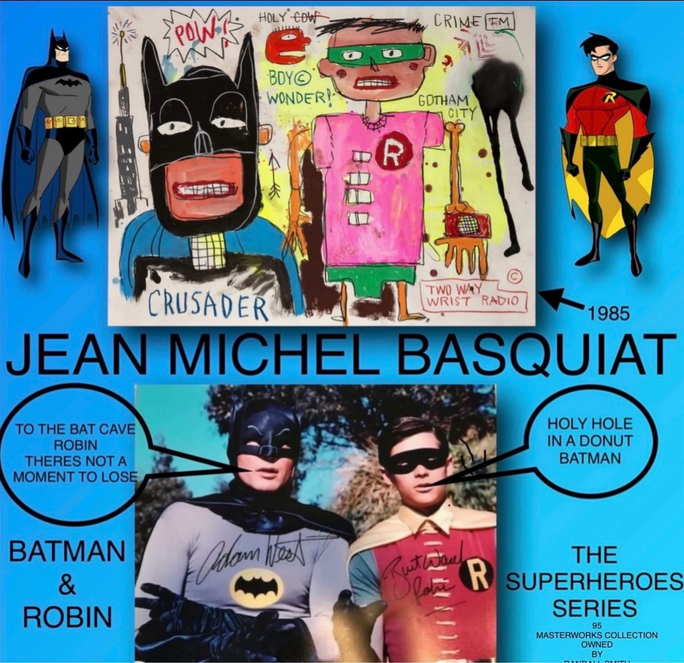 Jean-Michel Basquiat 95 Masterworks Collection: CRUSADER (1985