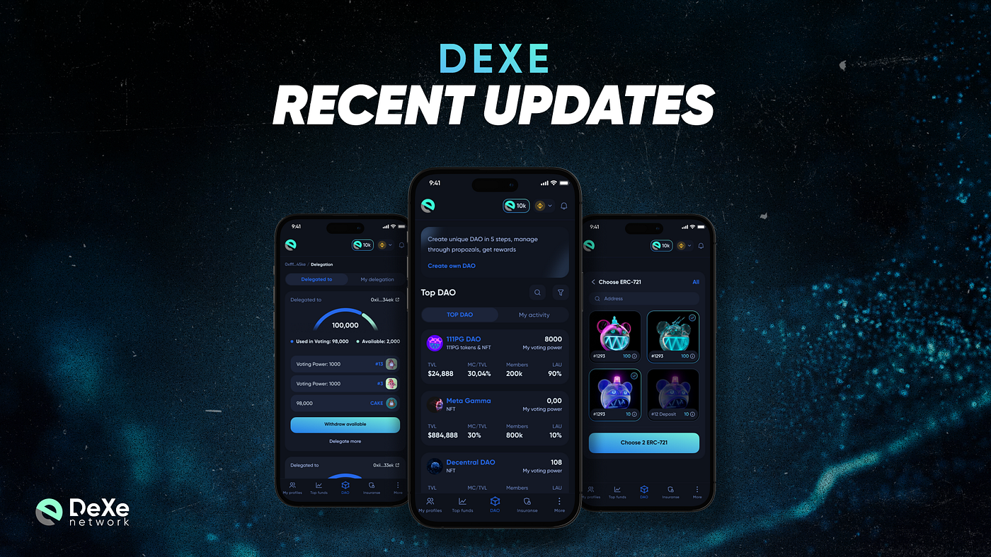 DeXe January/February update. The first two months of 2023 flew by so… | by  DeXe Protocol | Medium