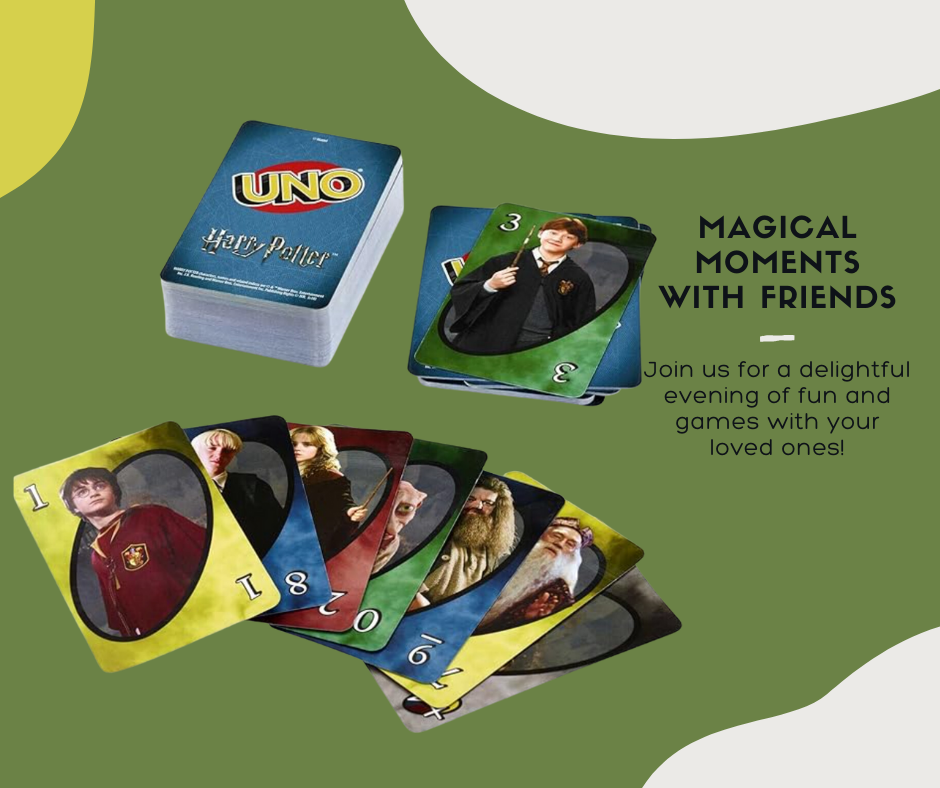 Magical Family Fun: UNO Harry Potter Edition Brings Enchantment to Game  Nights, by Stellap, Dec, 2023