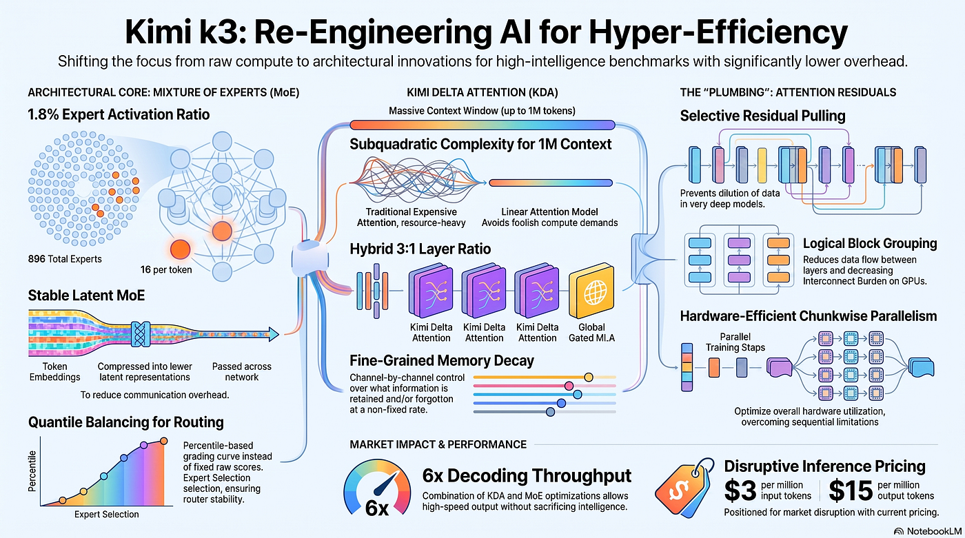 Kimi K3 AI Model Architecture Breakdown
