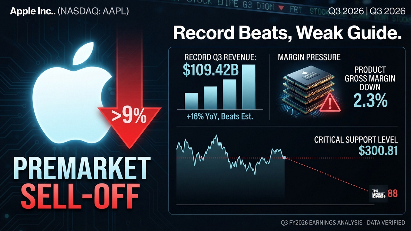 Apple’s Record Quarter Met with a 9% Sell-Off: The Paradox of Success and Supply Chain Fears