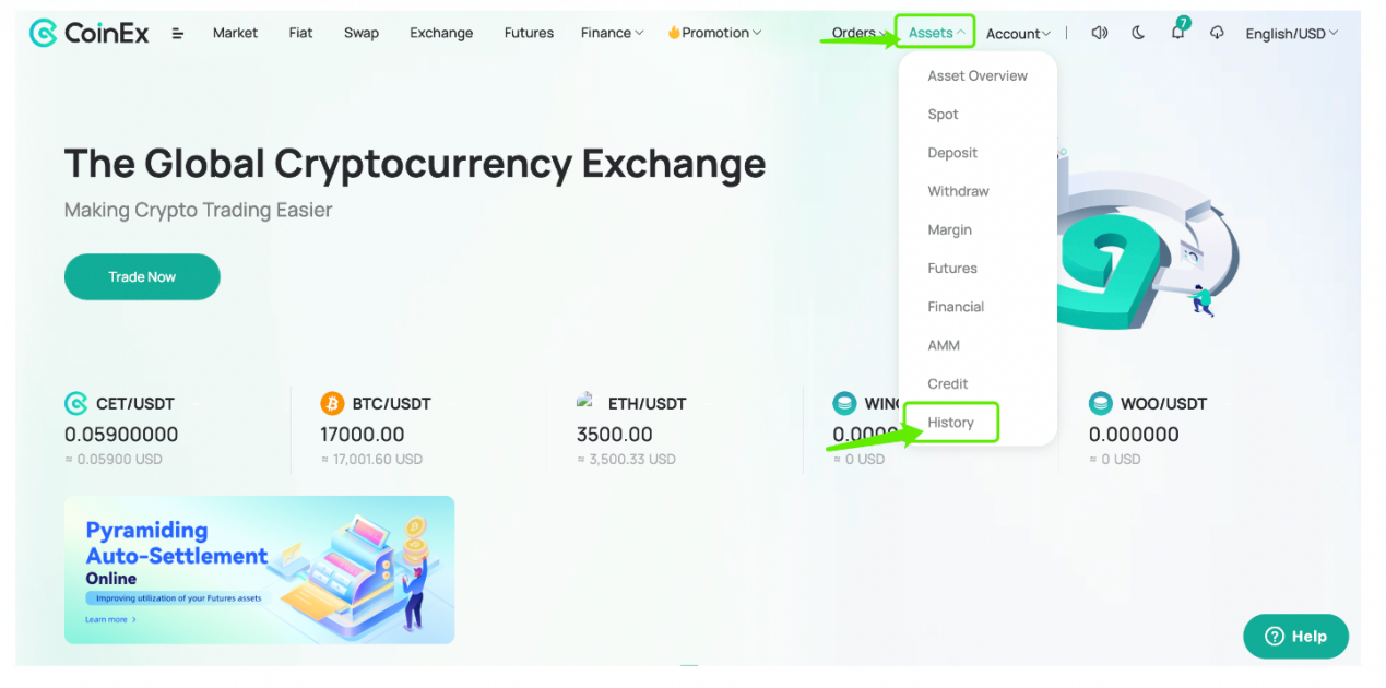 A Step-by-Step Guide for Viewing and Exporting Your Transaction History on  CoinEx | by CoinEx | Medium