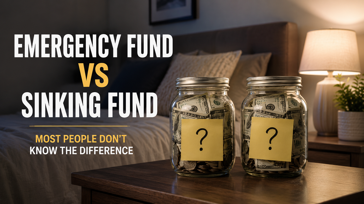 Emergency Fund vs Sinking Fund: Most People Don’t Know the Difference (But It Matters)