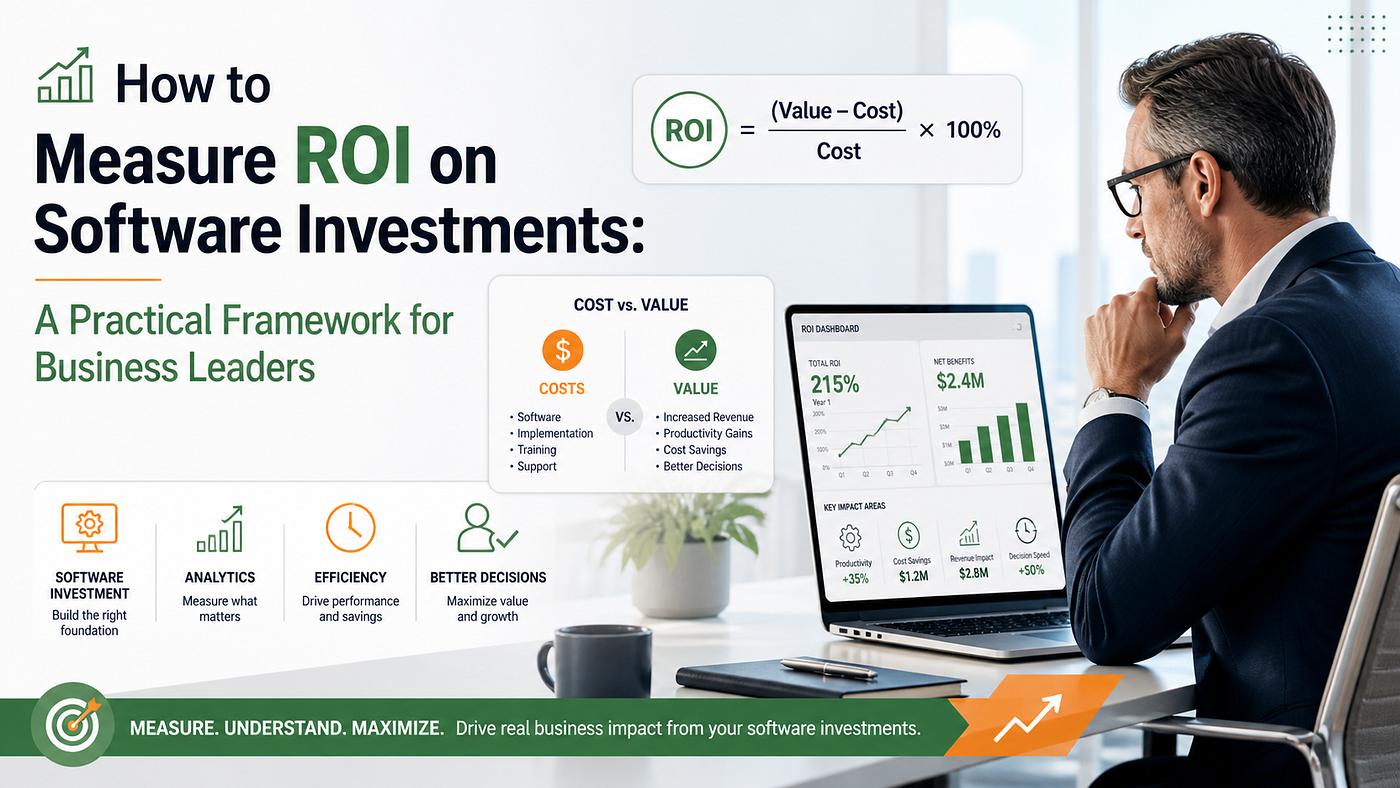How to Measure ROI on Software Investments: A Practical Framework for Business Leaders