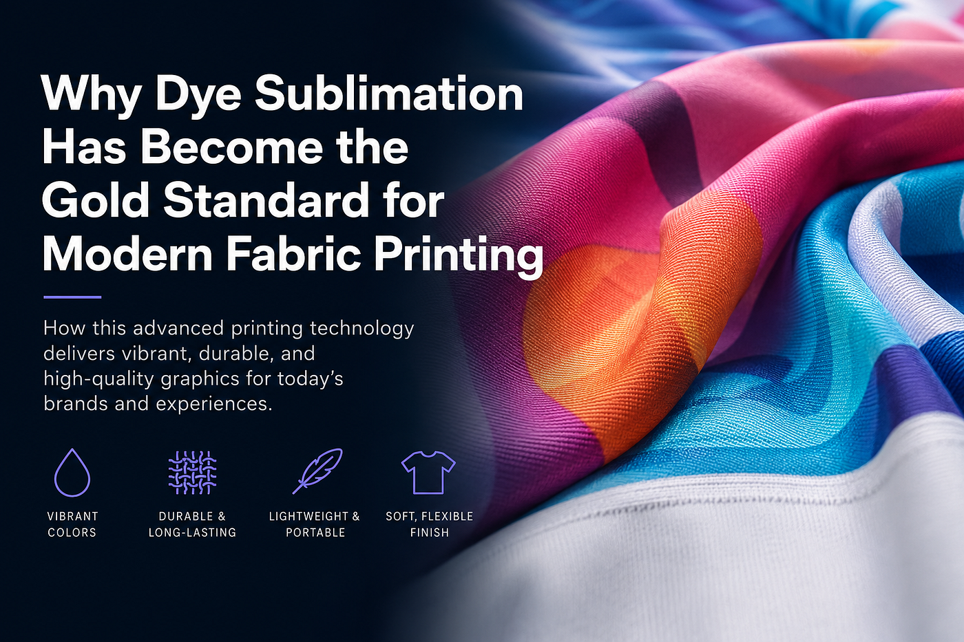 Why Dye Sublimation Has Become the Gold Standard for Modern Fabric Printing