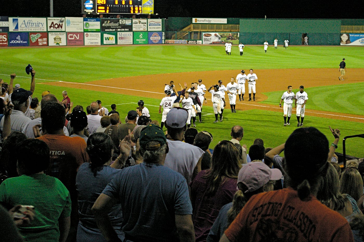 The first time Ken Griffey, Jr. came to Fox Cities Stadium