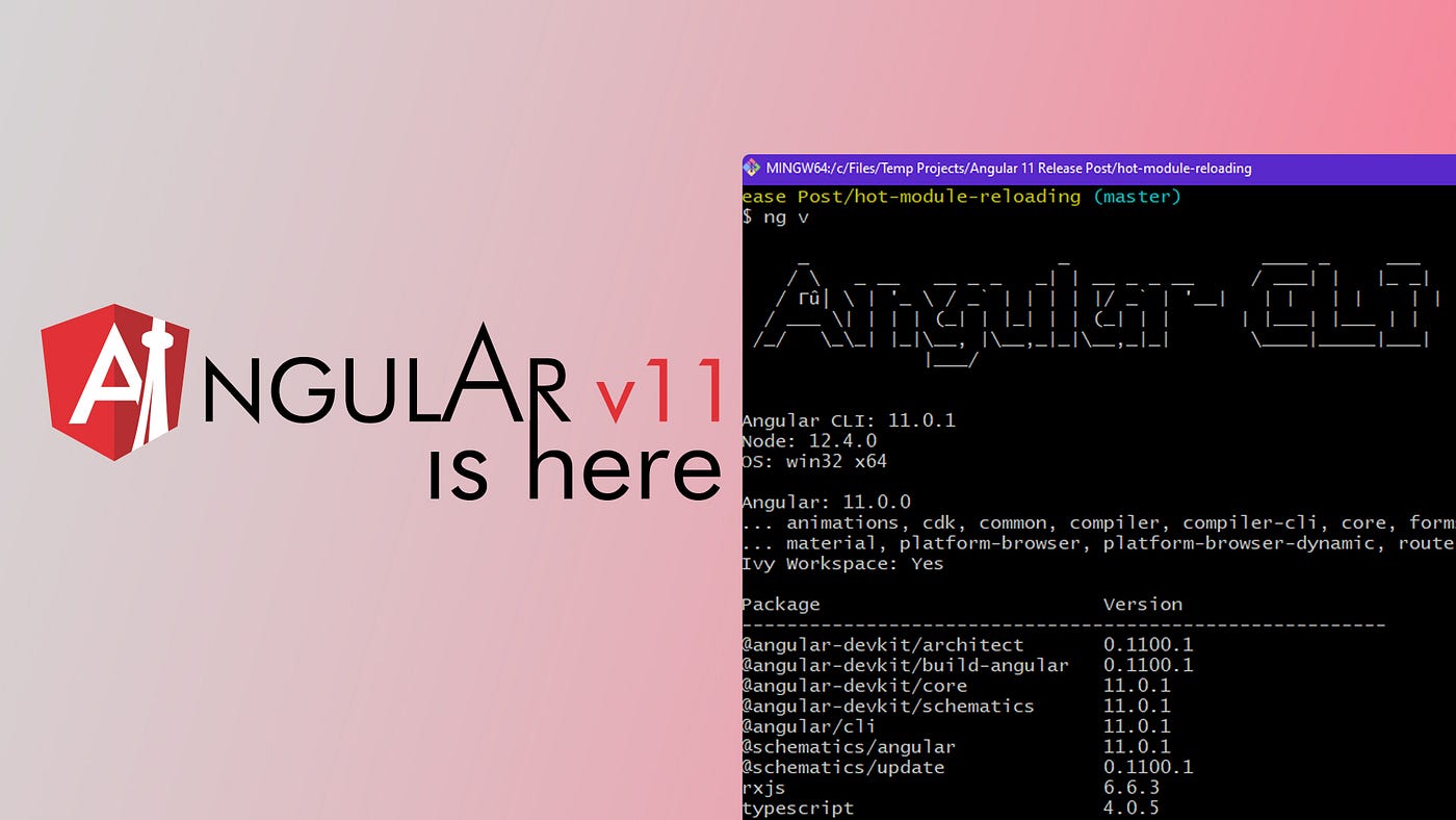 Angular Version 11 Is Out!. Let's Carefully Analyze The New… | by Nicholas  Namusanga | JavaScript in Plain English