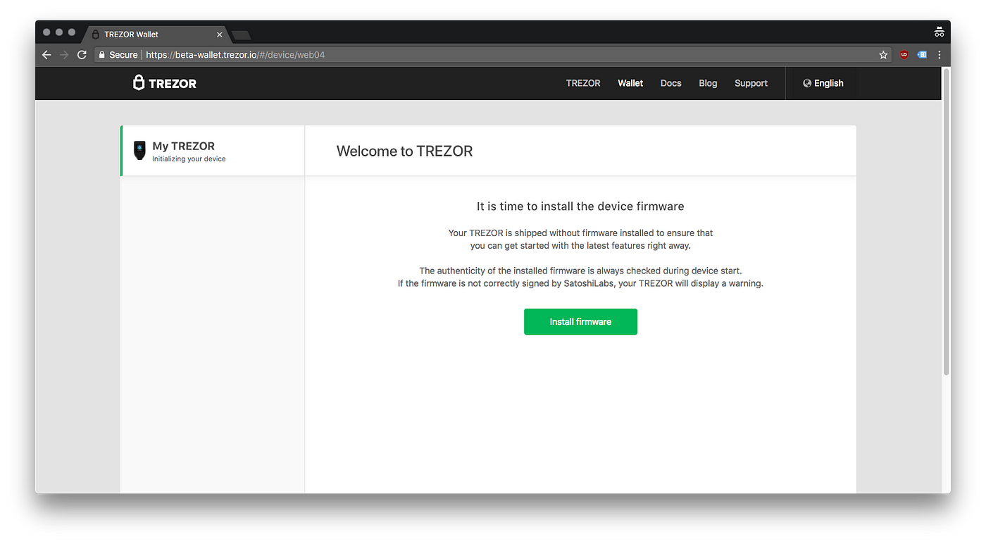 Getting started with TREZOR Model T | by SatoshiLabs | Trezor Blog