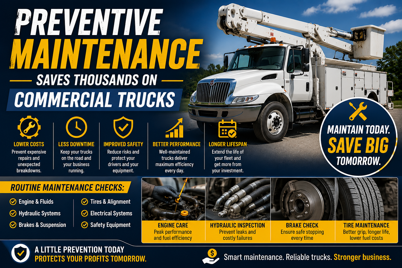 Why Preventive Maintenance Saves Thousands on Commercial Trucks