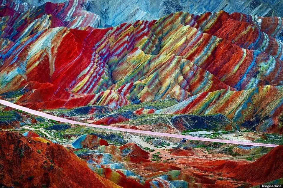China’s Rainbow Colored Mountains Zhangye Danxia Landform Geological Park | by Fatima Karim | Medium