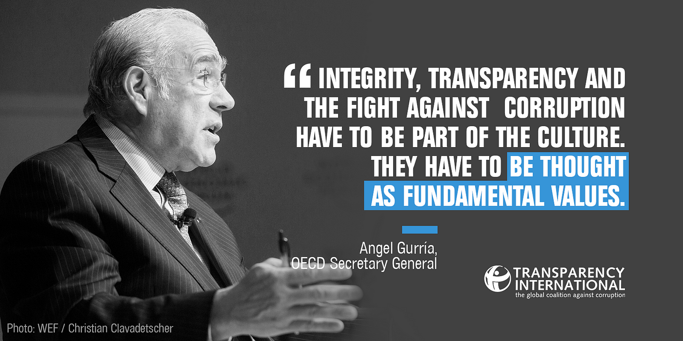 10 quotes about corruption and transparency to inspire you | by Transparency Int'l | Voices for Transparency