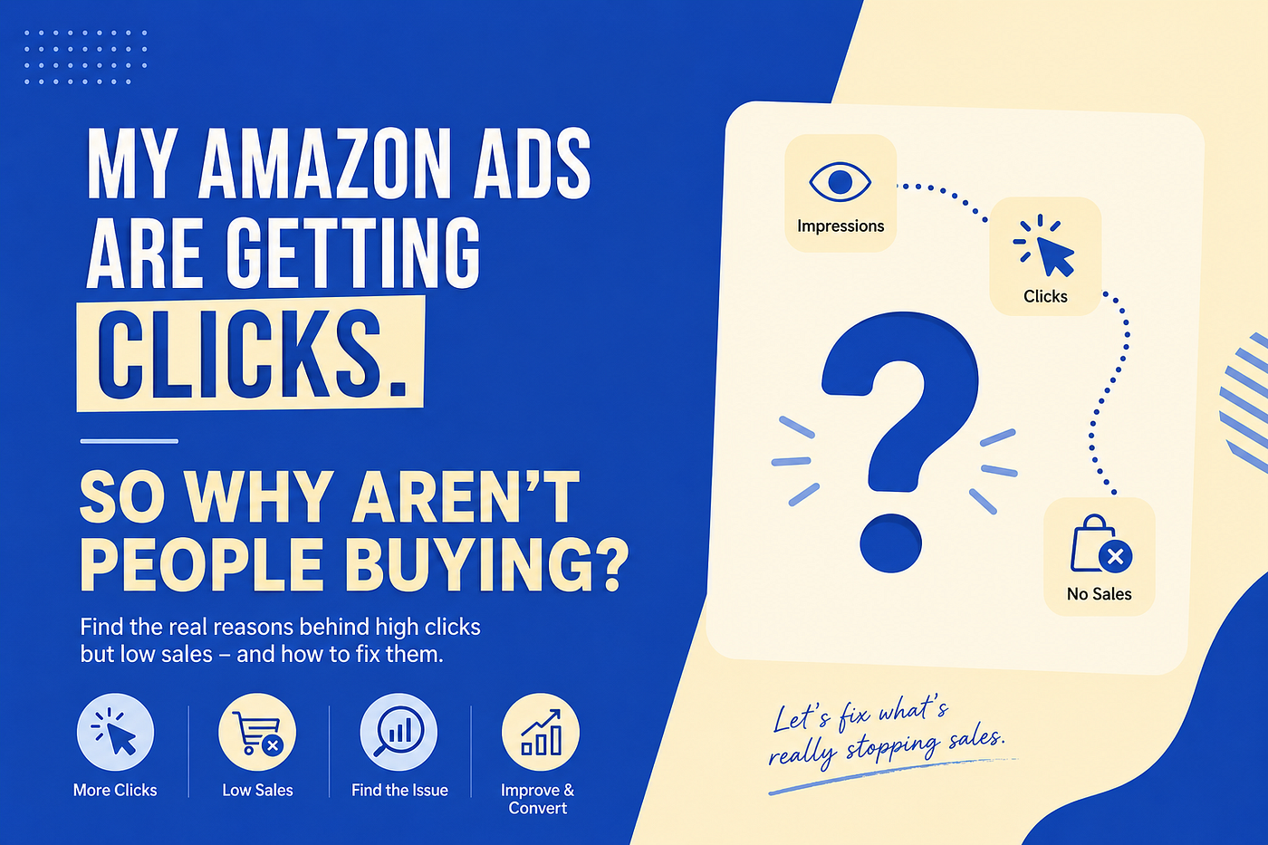 My Amazon Ads Are Getting Clicks. So Why Aren’t People Buying?