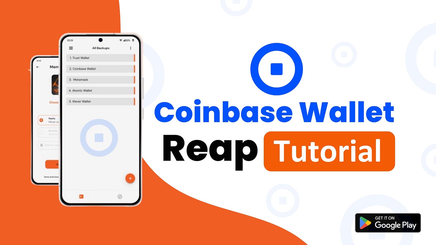 Backing up your Coinbase Wallet Seed Phrase using REAP | by April Token |  Medium