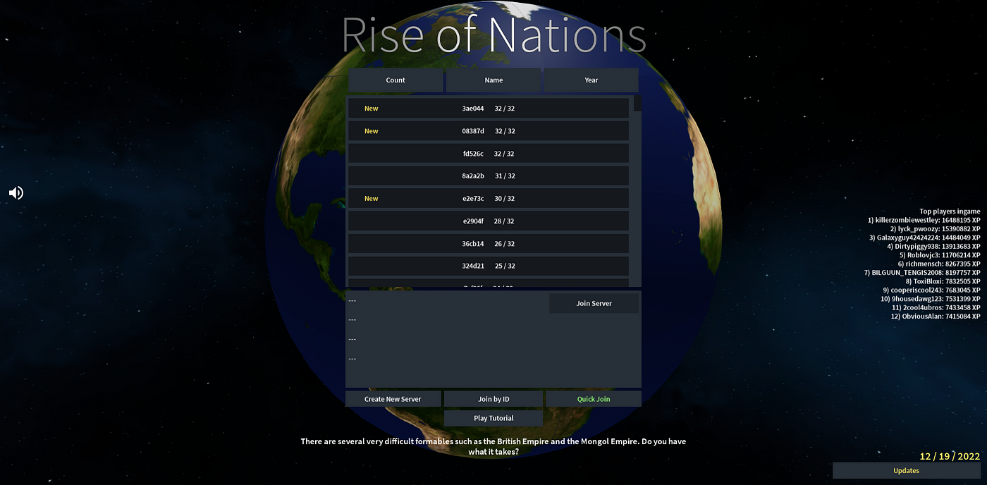 Rise of Nations - Roblox