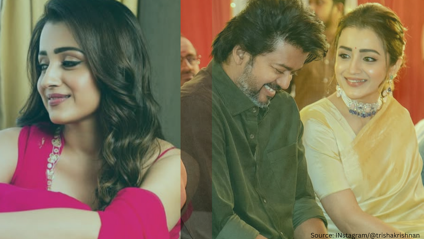 Who is the actress who was spotted in a private jet with Thalapathy Vijay and gave birth to the…