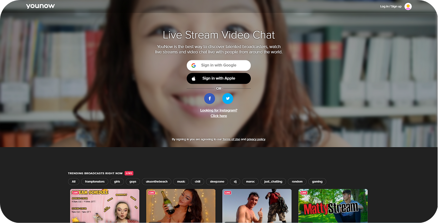 YouNow: Live Stream Video Chat – Apps no Google Play