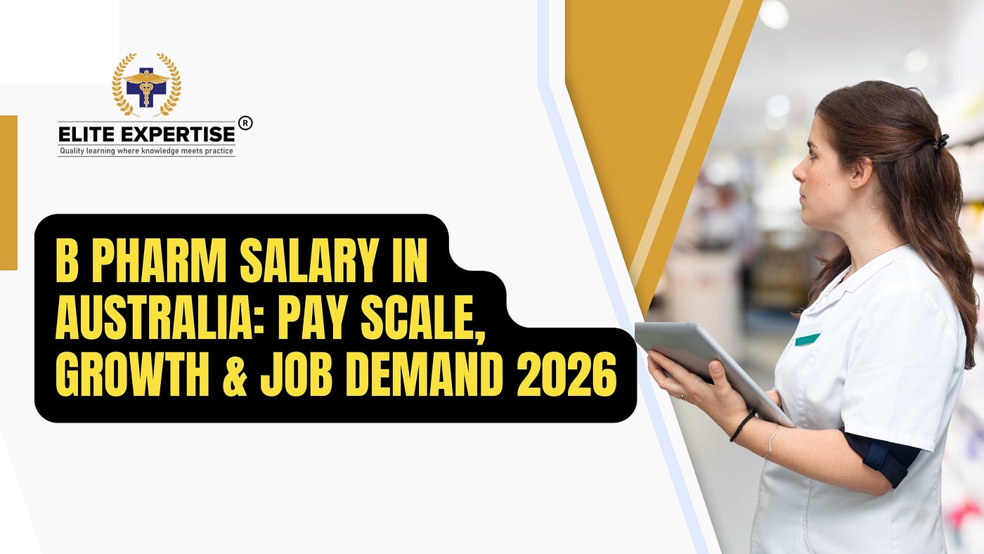 B Pharm Salary & Growth Australia 2026