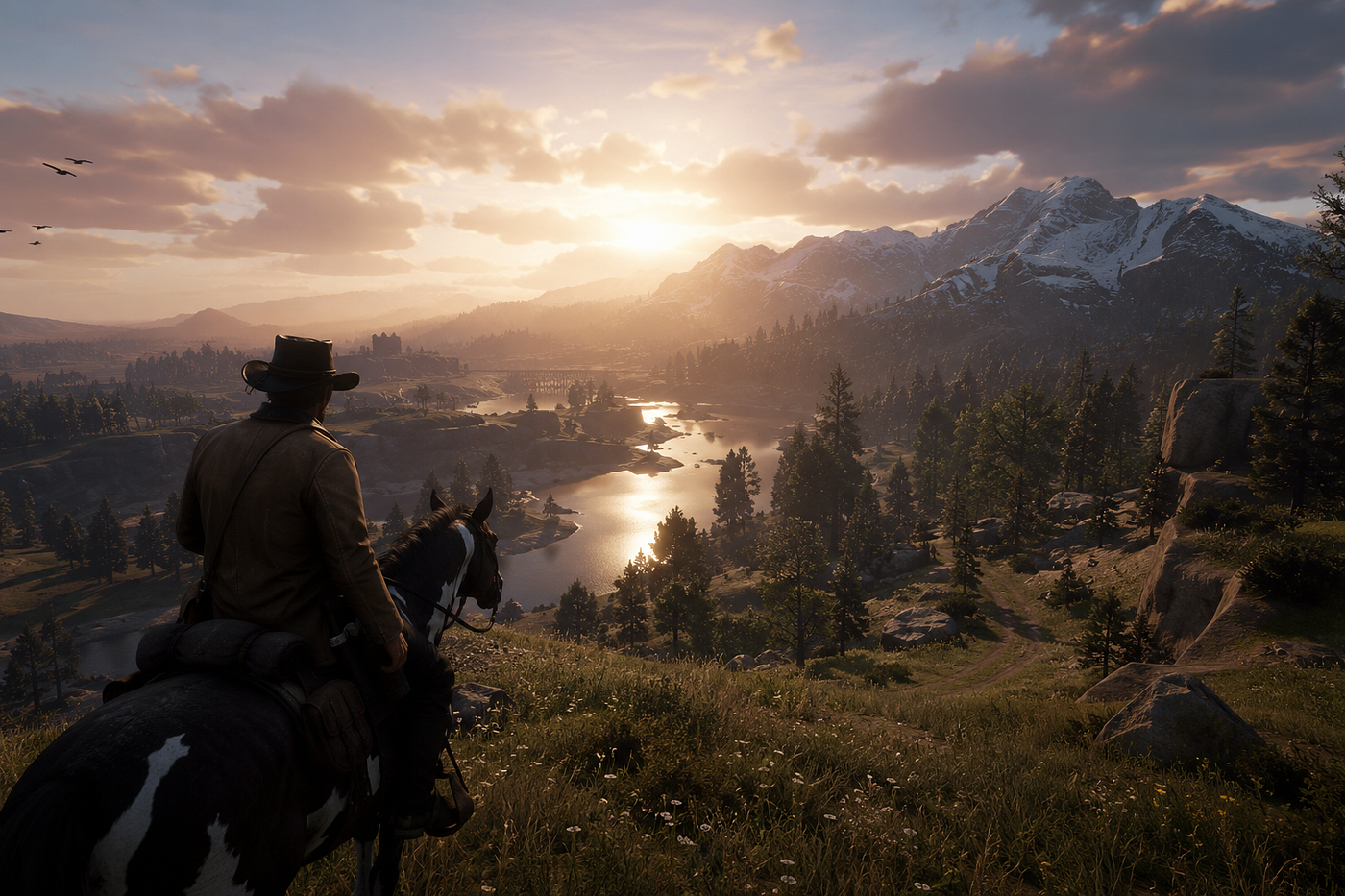 Red Dead Redemption is a VERY good example of it