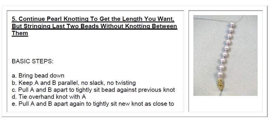 bead Knotter Knotting & bead stopper professional tight