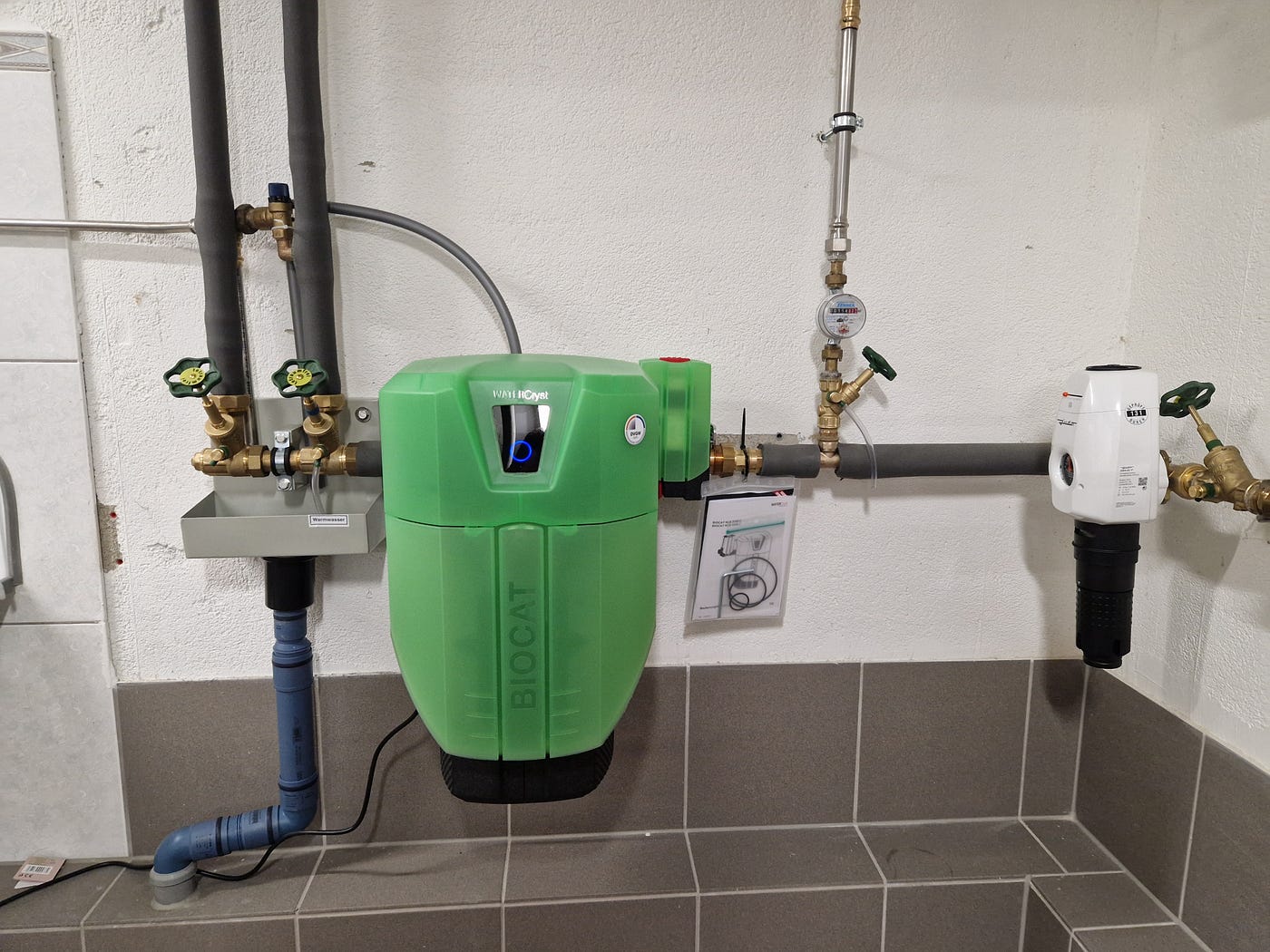 Trinkwasserinstallation mit BIOCAT KLS-3000C