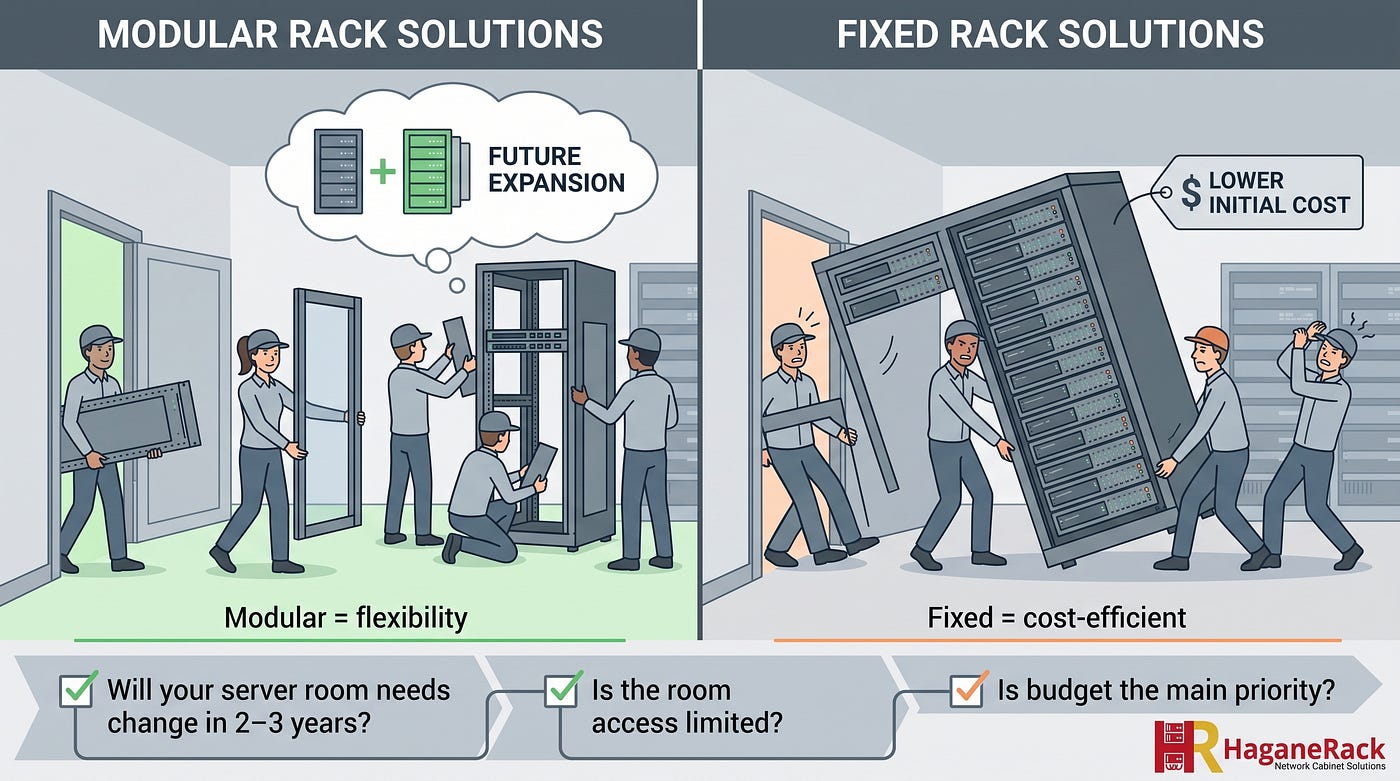 3 Pertanyaan yang Harus Dijawab Sebelum Pilih Rack Modular atau Fixed